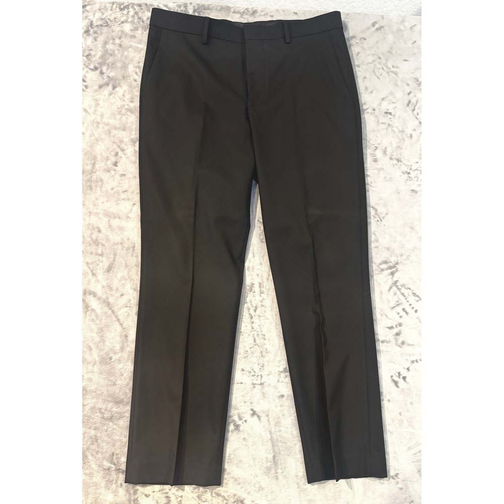 Murano Alex Fit Wardrobe Essentials Black Dress Pants Mens 34x29 Tapered Slim